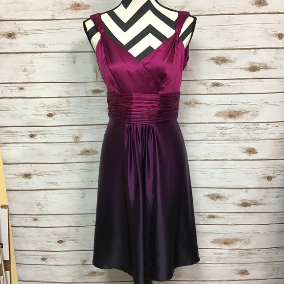 Ann Taylor Dresses & Skirts - Ann Taylor purple silk ombre dress, NWT, size 10